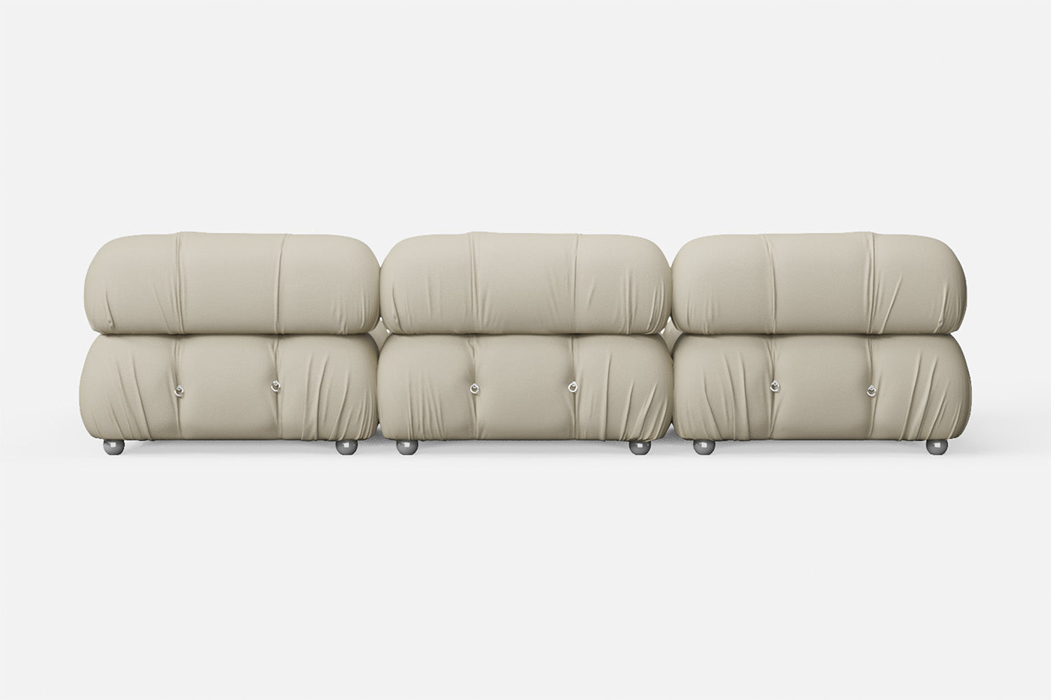 Varese 3 Seater Sofa Cream Leather