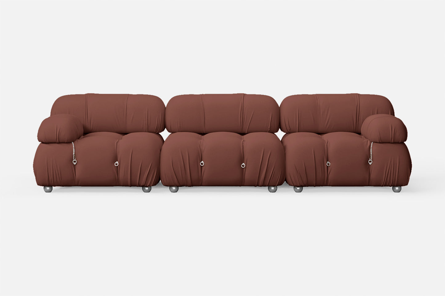 Varese 3 Seater Sofa Mauve Leather