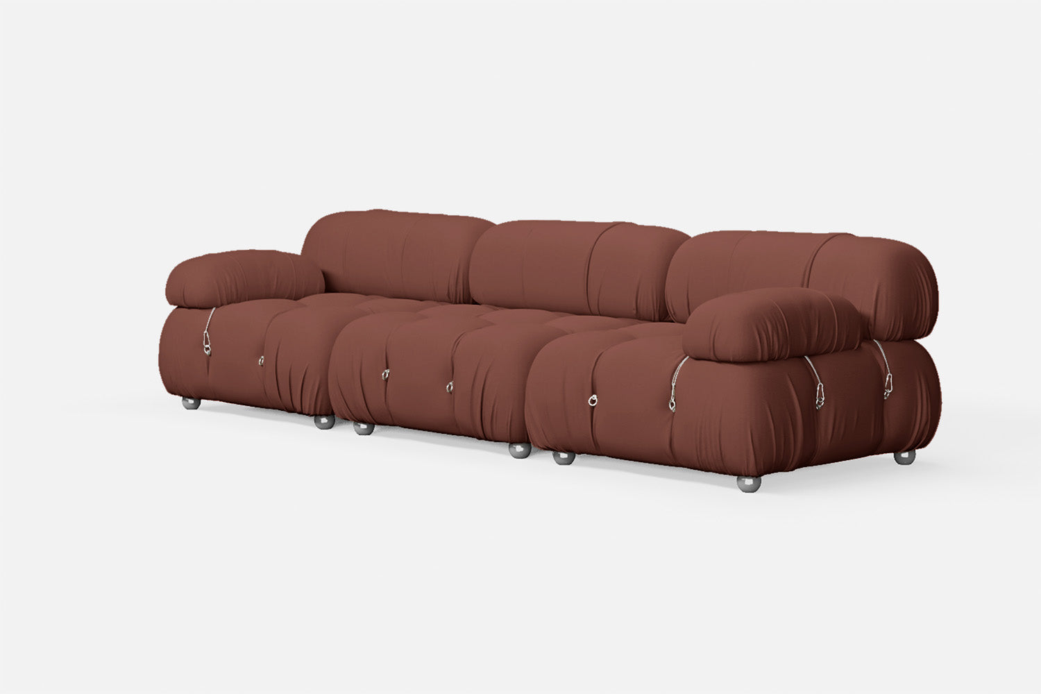 Varese 3 Seater Sofa Mauve Leather