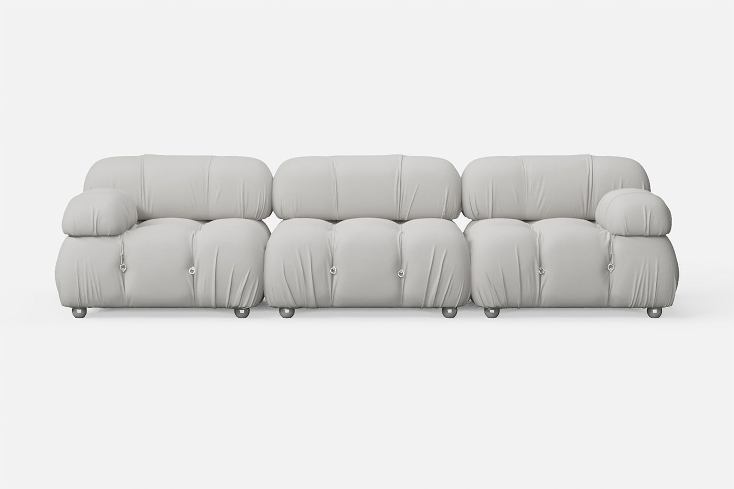 Varese 3 Seater Sofa White Leather