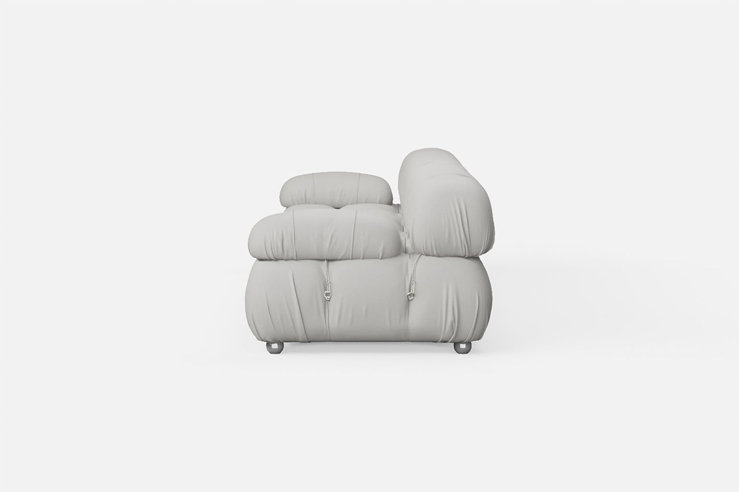 Varese 3 Seater Sofa White Leather