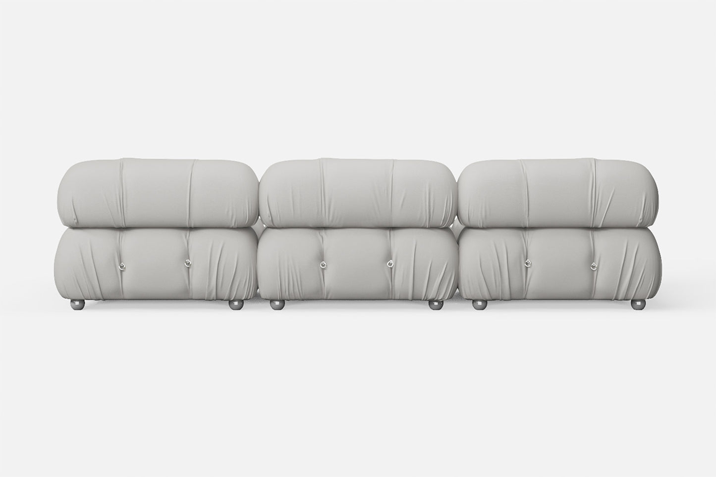 Varese 3 Seater Sofa White Leather