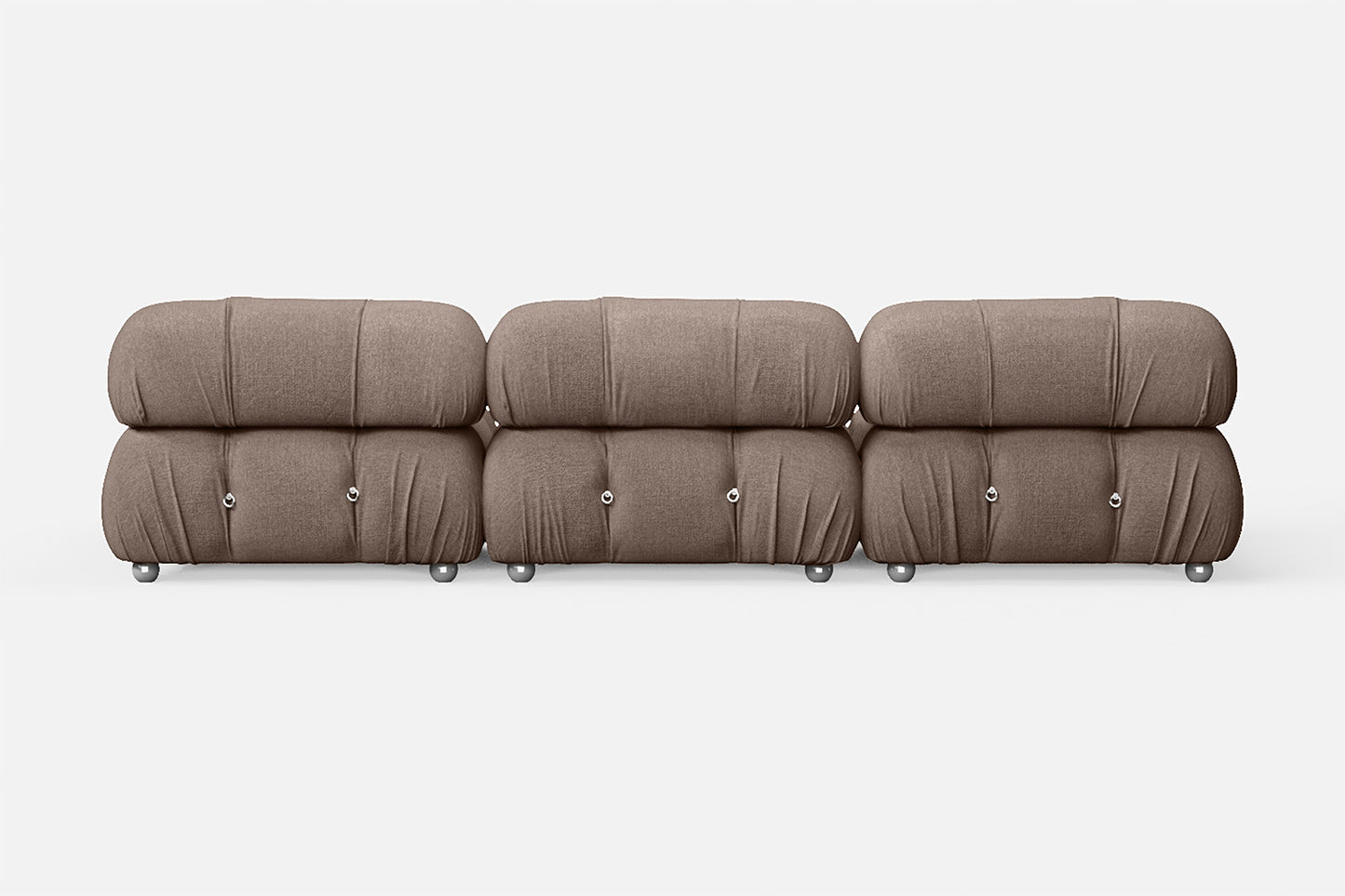 Varese 3 Seater Sofa Caramel Linen Fabric