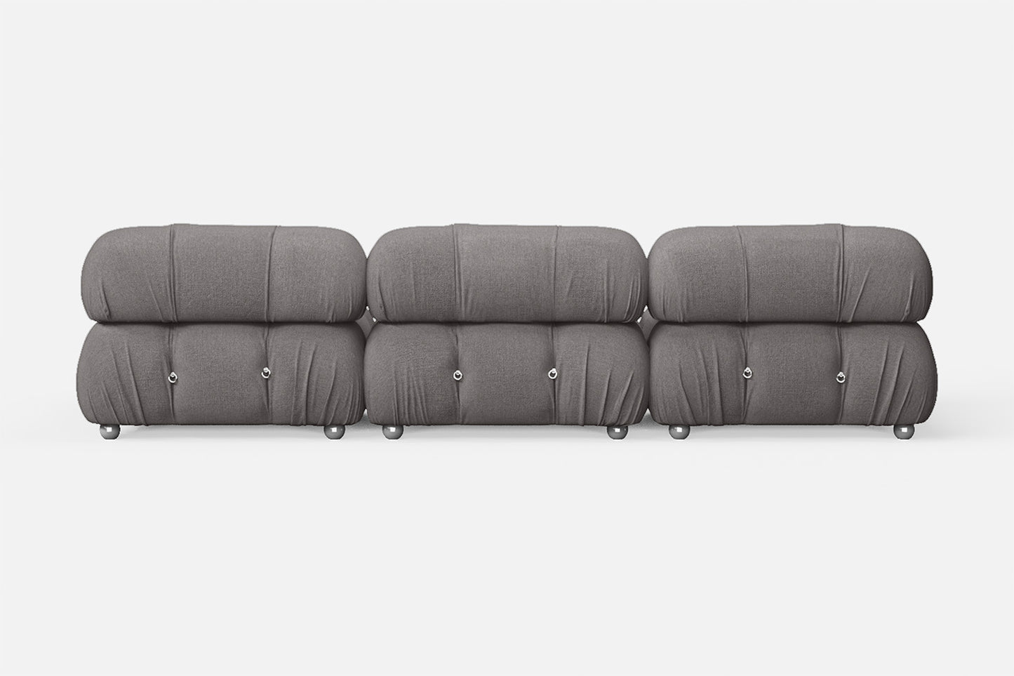 Varese 3 Seater Sofa Grey Linen Fabric