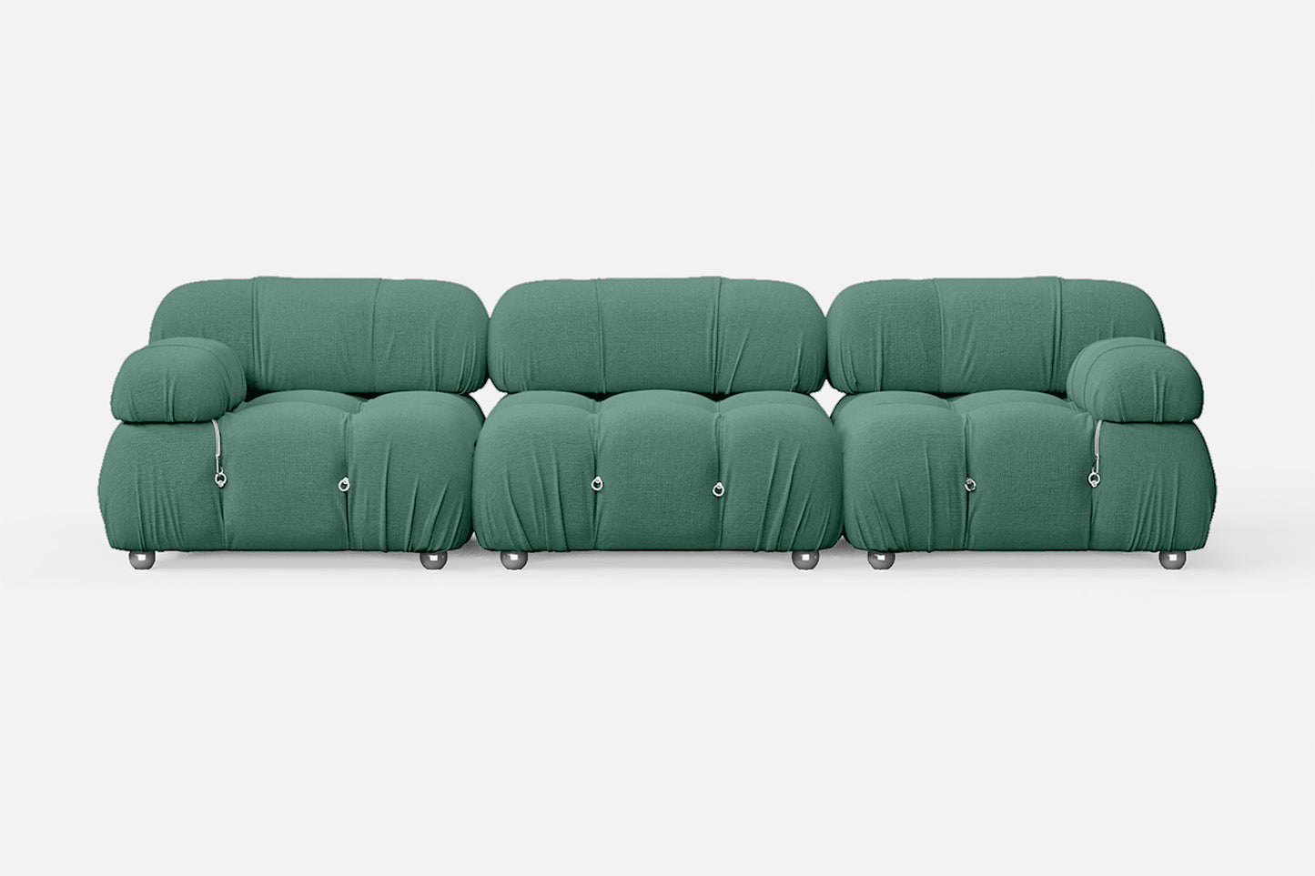 Varese 3 Seater Sofa Mint Green Linen Fabric