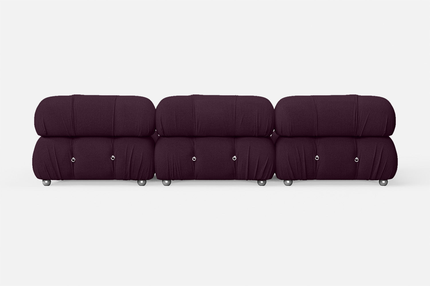 Varese 3 Seater Sofa Purple Linen Fabric