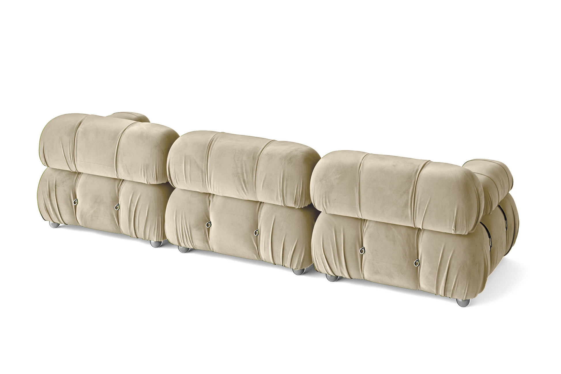 Varese 3 Seater Sofa Cream Velvet