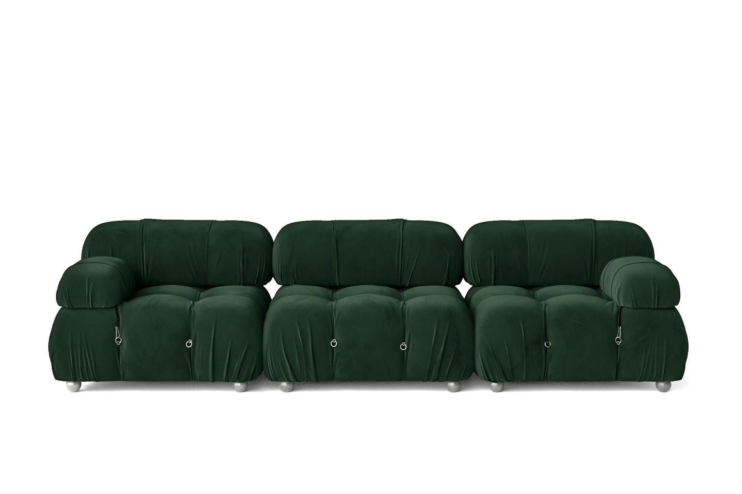 Varese 3 Seater Sofa Green Velvet