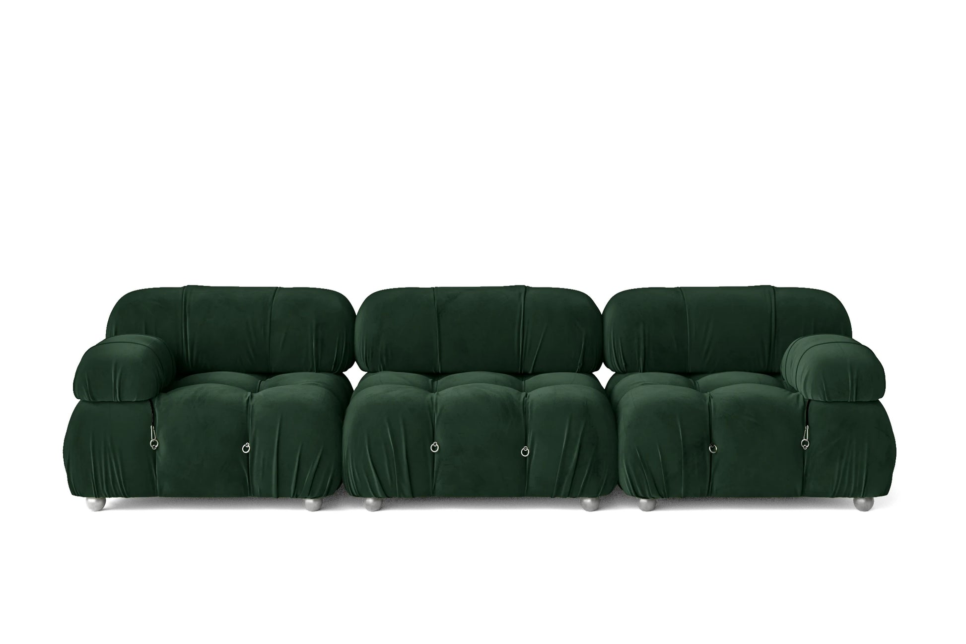 Varese 3 Seater Sofa Green Velvet