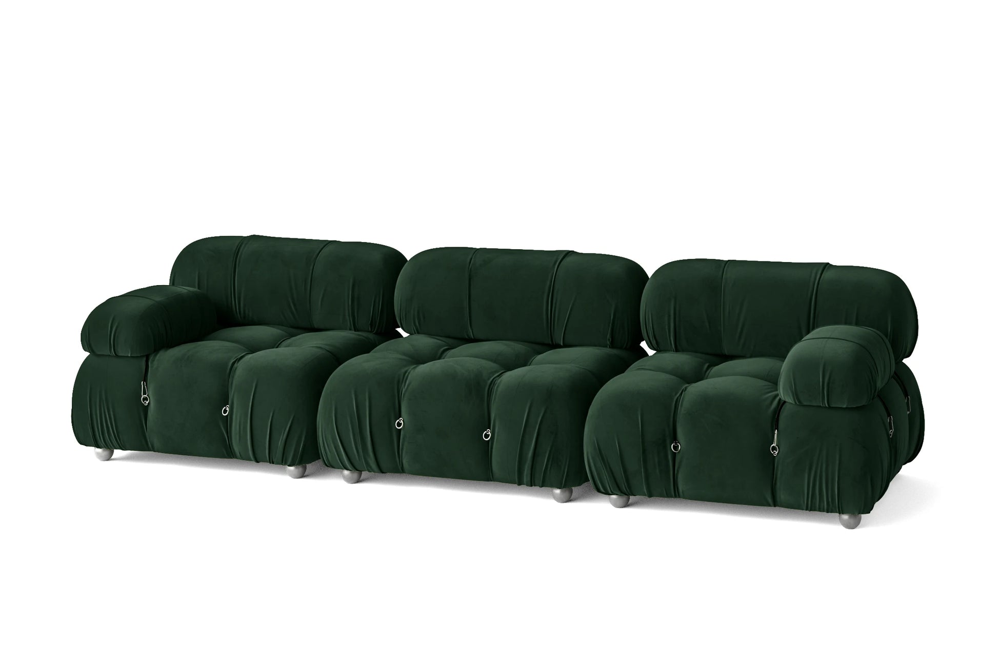 Varese 3 Seater Sofa Green Velvet