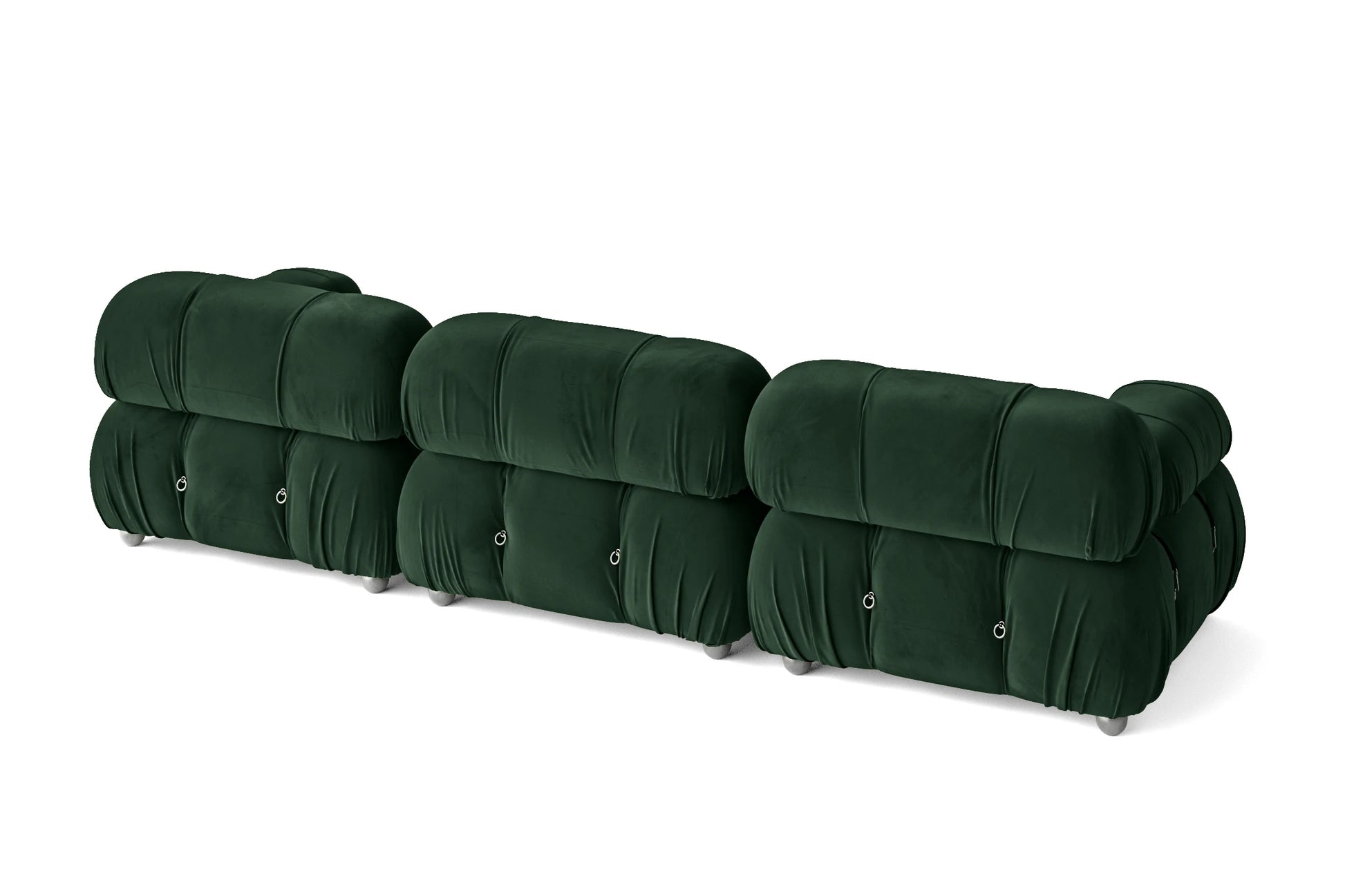 Varese 3 Seater Sofa Green Velvet