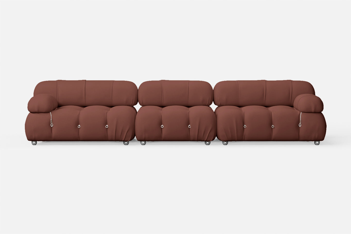 Varese 4 Seater Sofa Mauve Leather