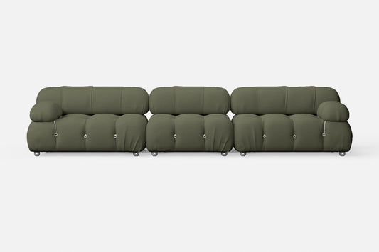 Varese 4 Seater Sofa Sage Leather