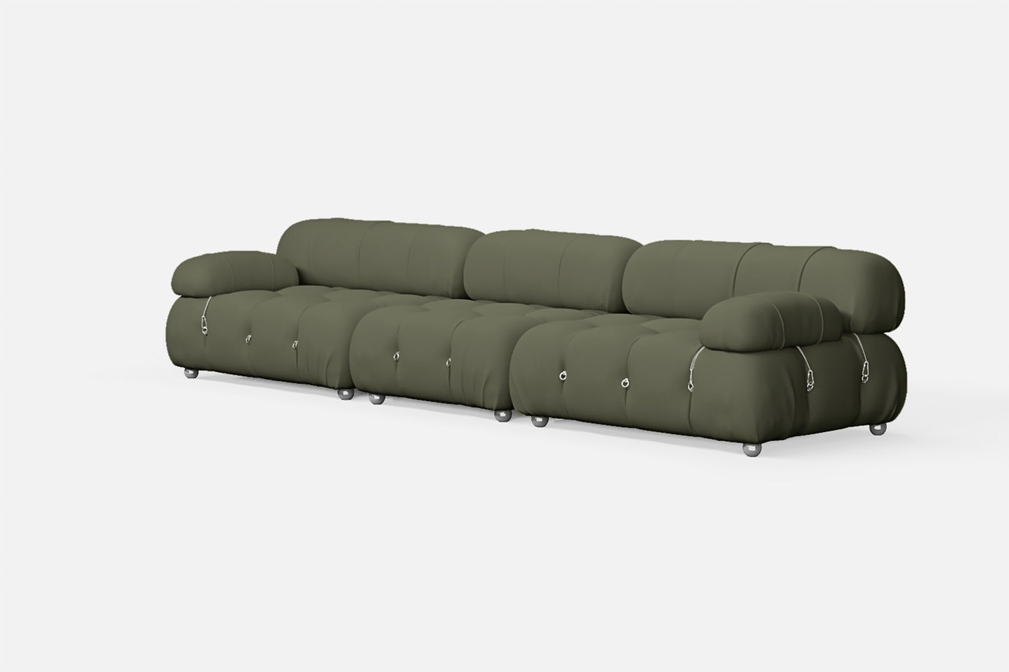 Varese 4 Seater Sofa Sage Leather