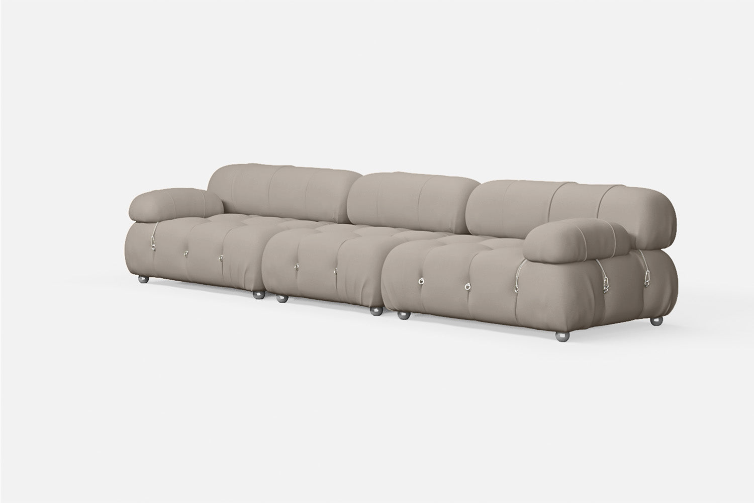 Varese 4 Seater Sofa Sand Leather