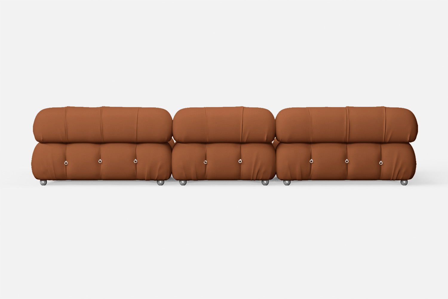 Varese 4 Seater Sofa Tan Brown Leather