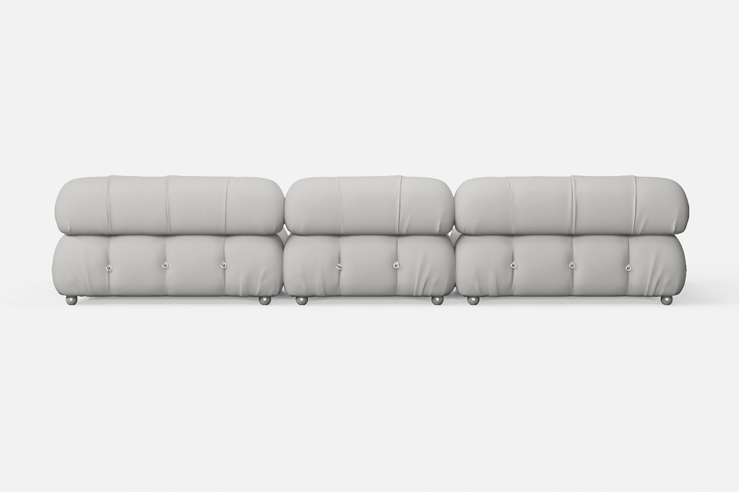 Varese 4 Seater Sofa White Leather