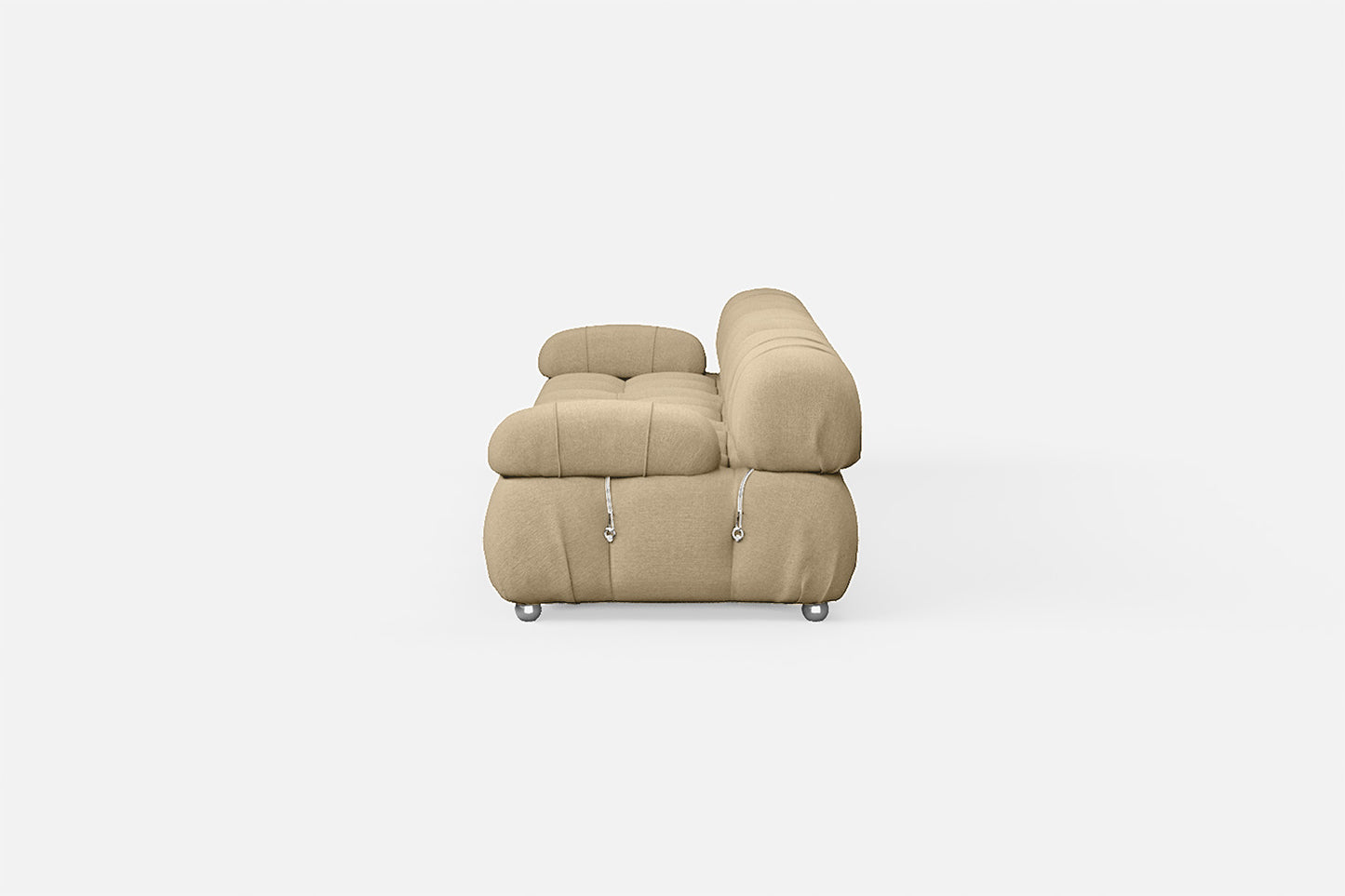 Varese 4 Seater Sofa Beige Linen Fabric