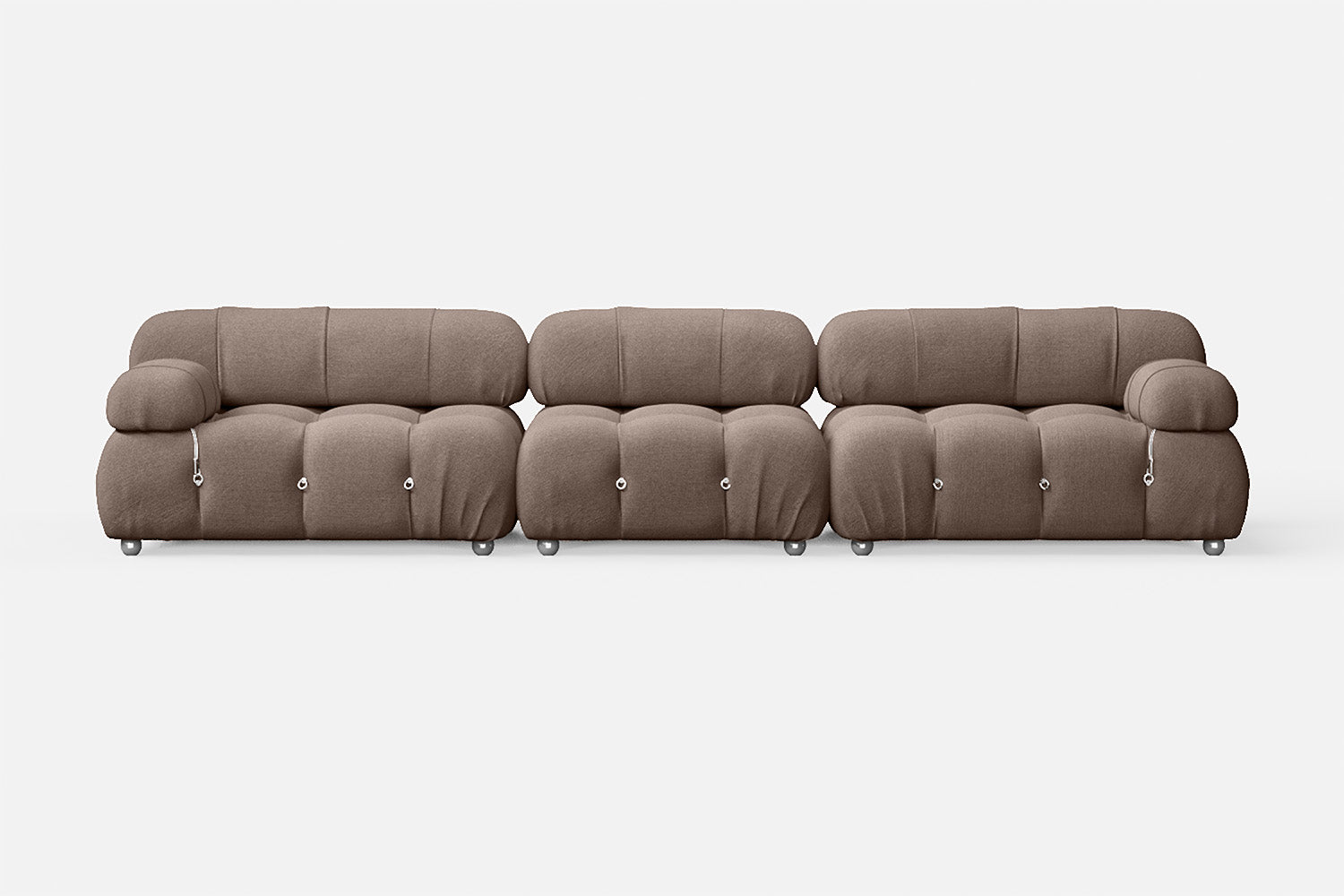 Varese 4 Seater Sofa Caramel Linen Fabric