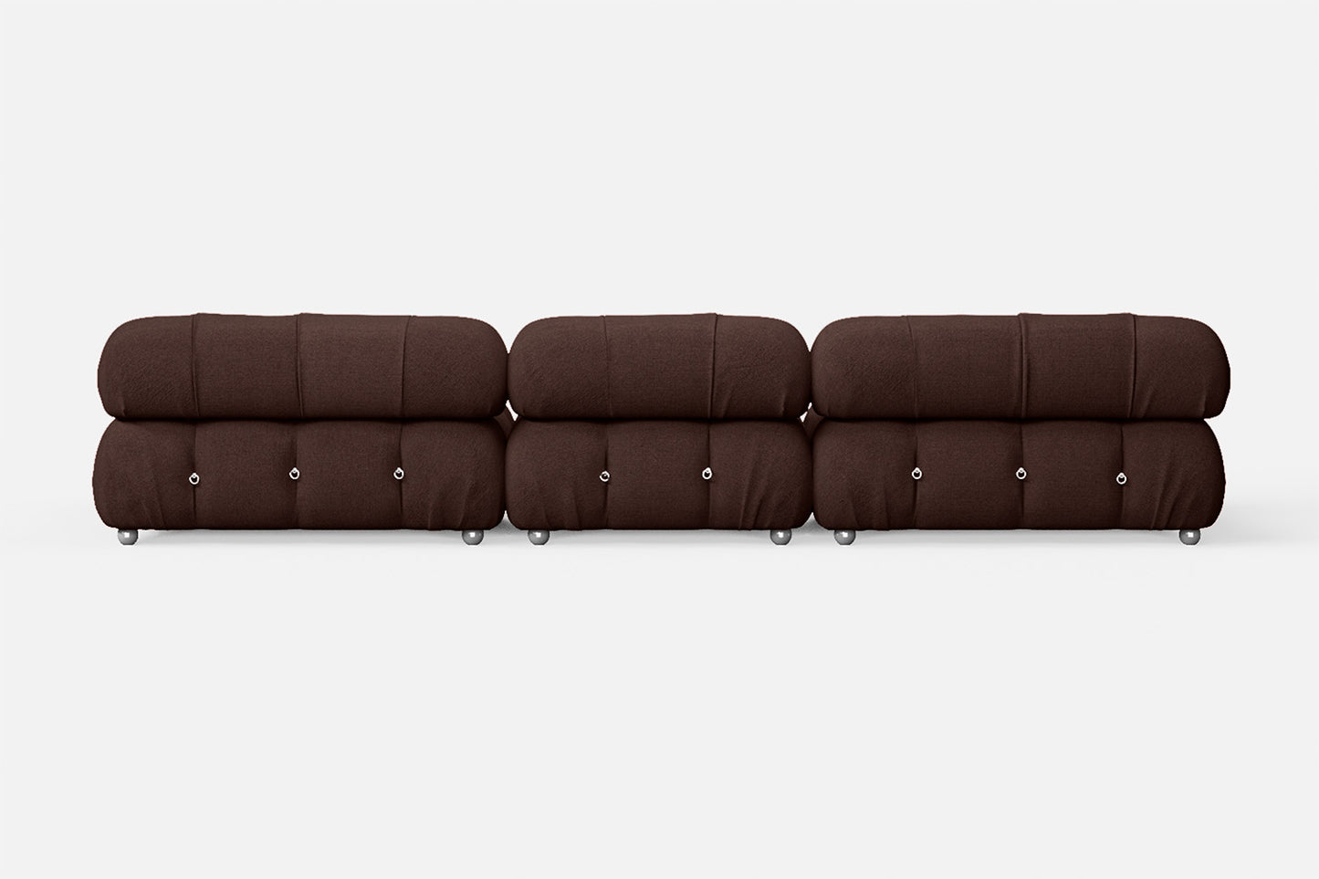 Varese 4 Seater Sofa Coffee Brown Linen Fabric