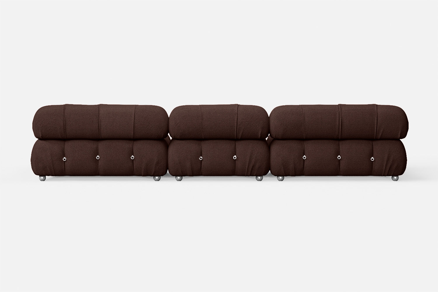 Varese 4 Seater Sofa Coffee Brown Linen Fabric