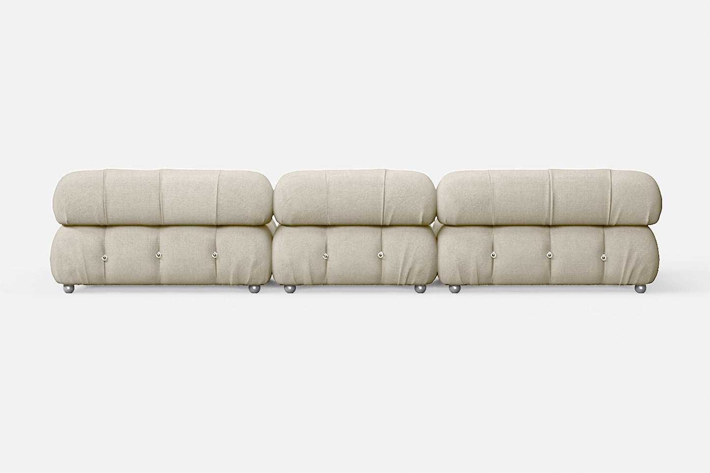 Varese 4 Seater Sofa Cream Linen Fabric