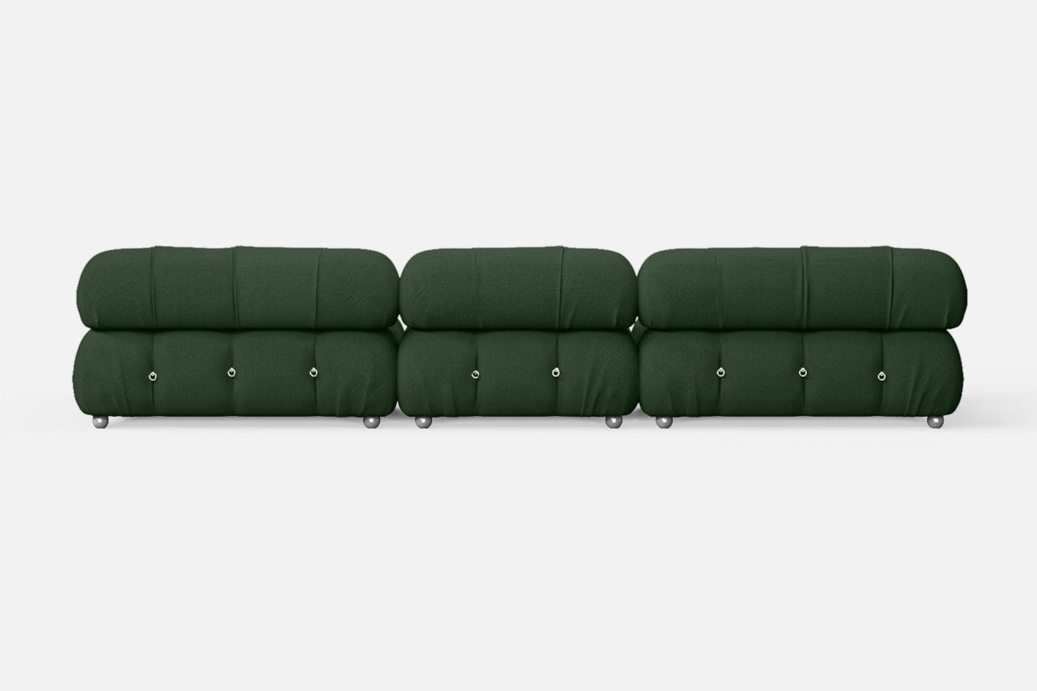 Varese 4 Seater Sofa Forest Green Linen Fabric