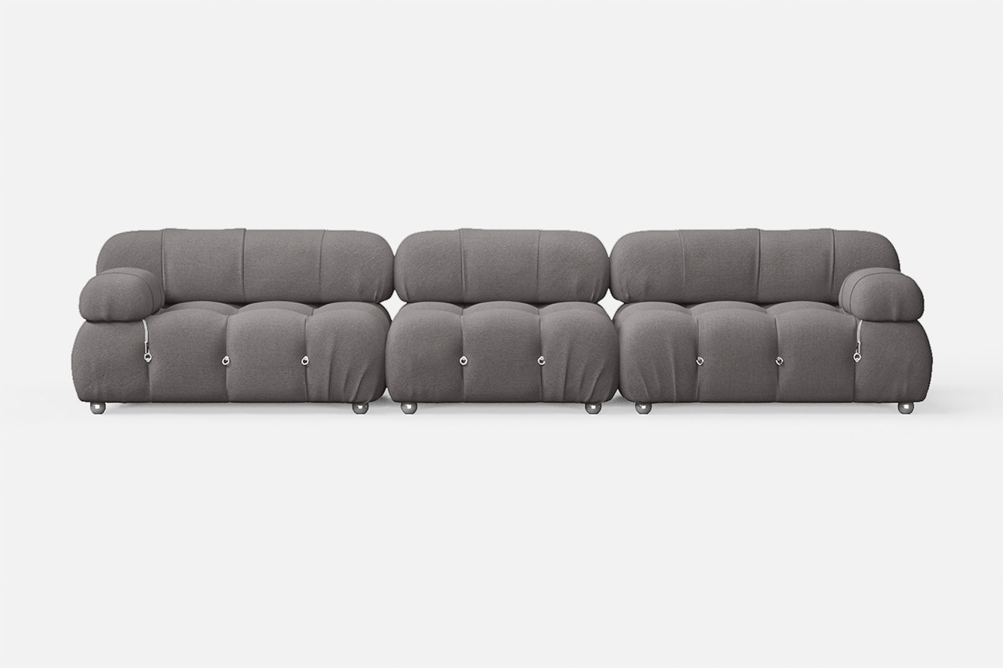 Varese 4 Seater Sofa Grey Linen Fabric