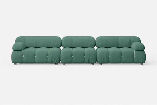 Varese 4 Seater Sofa Mint Green Linen Fabric