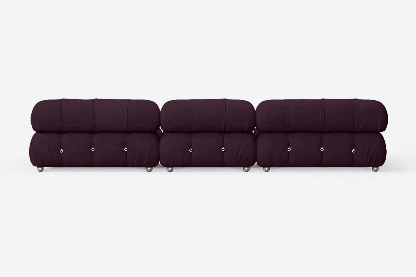 Varese 4 Seater Sofa Purple Linen Fabric