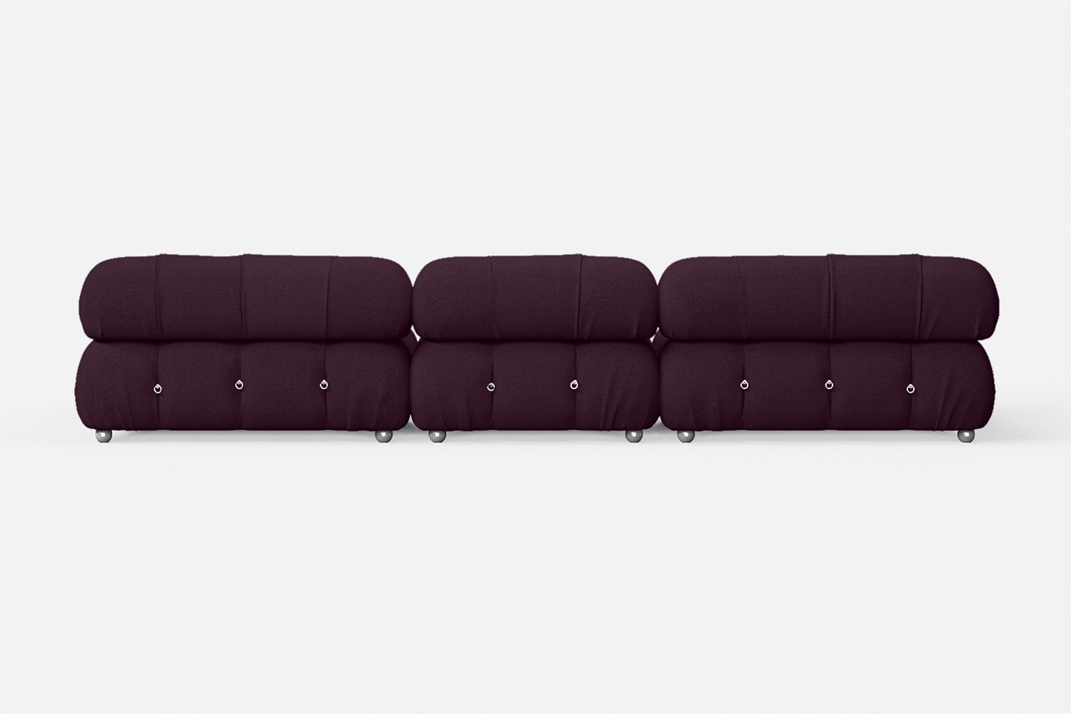 Varese 4 Seater Sofa Purple Linen Fabric