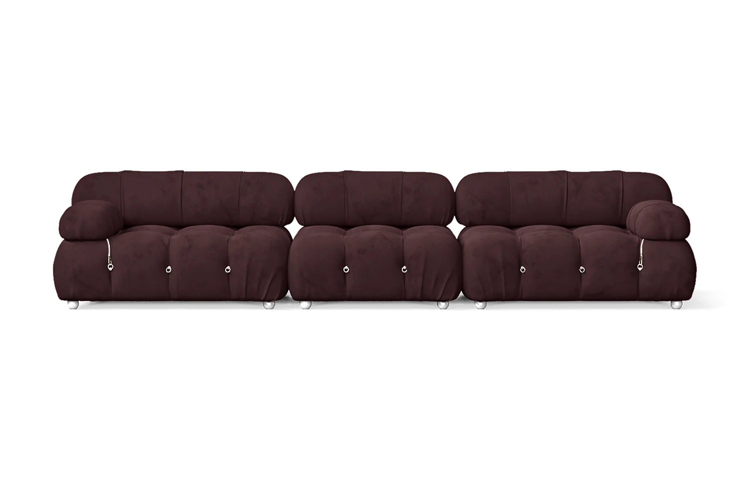 Varese 4 Seater Sofa Grape Velvet