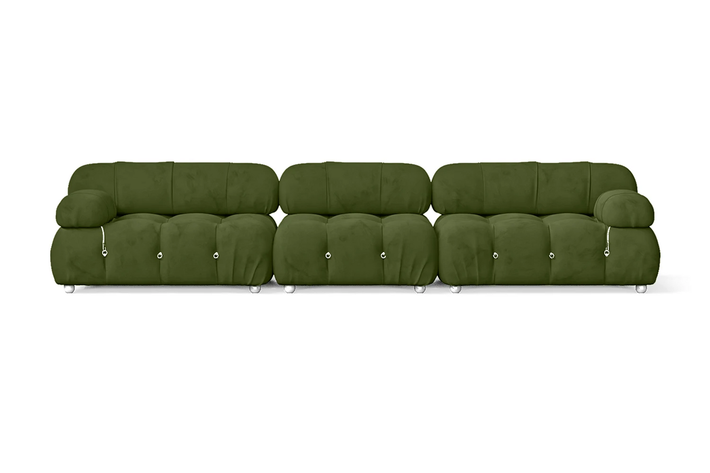 Varese 4 Seater Sofa Lime Velvet