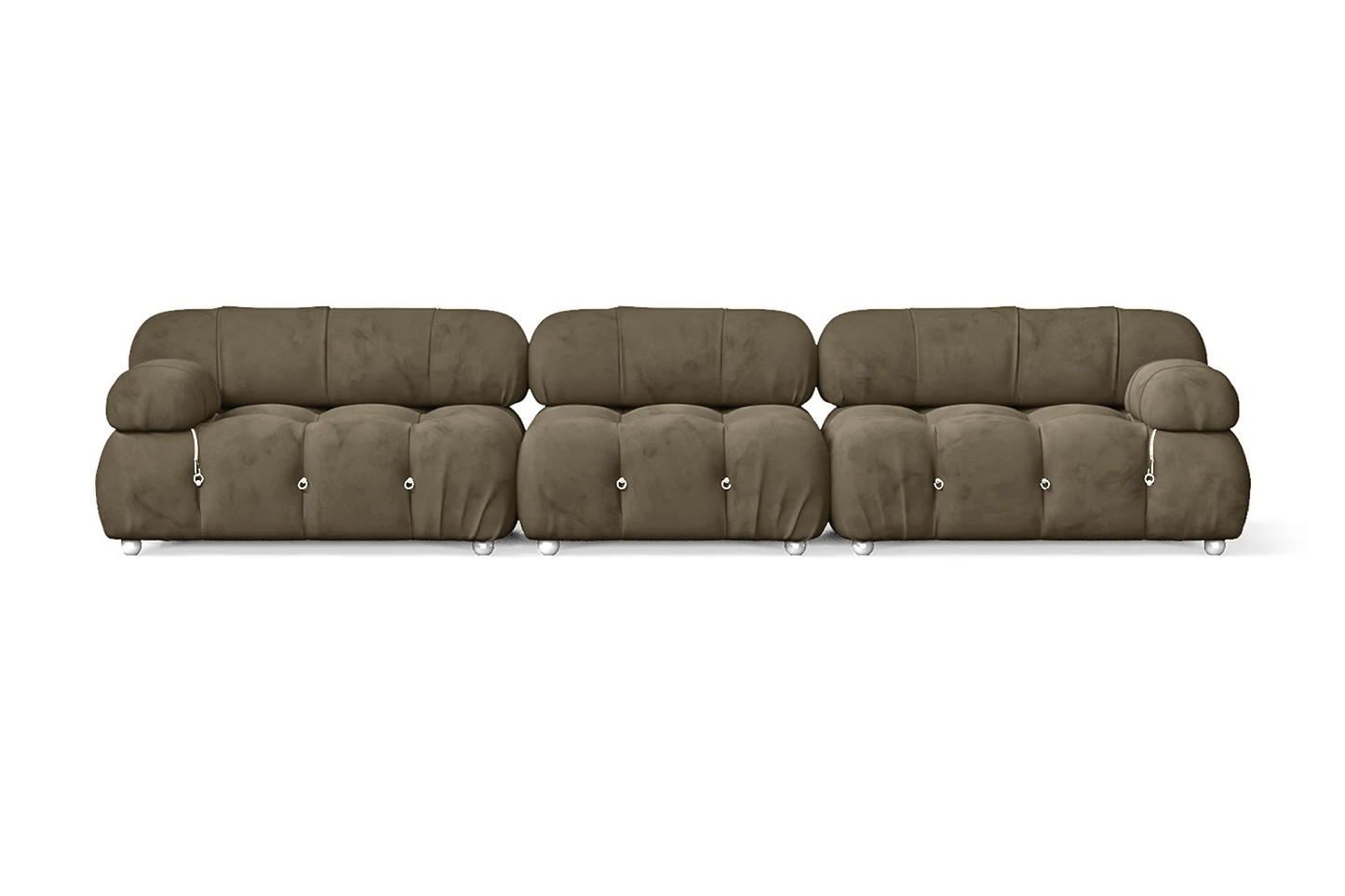 Varese 4 Seater Sofa Sand Velvet