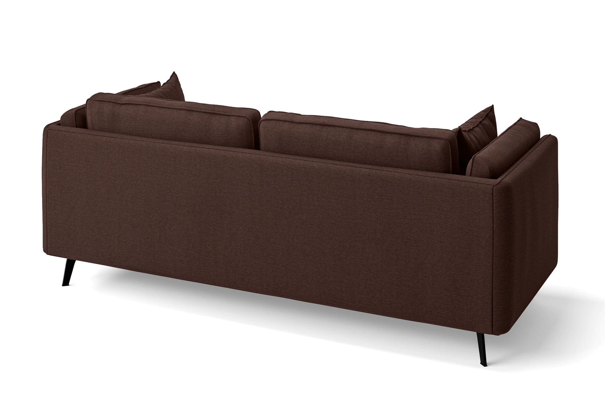 Velletri 3 Seater Sofa Coffee Brown Linen Fabric