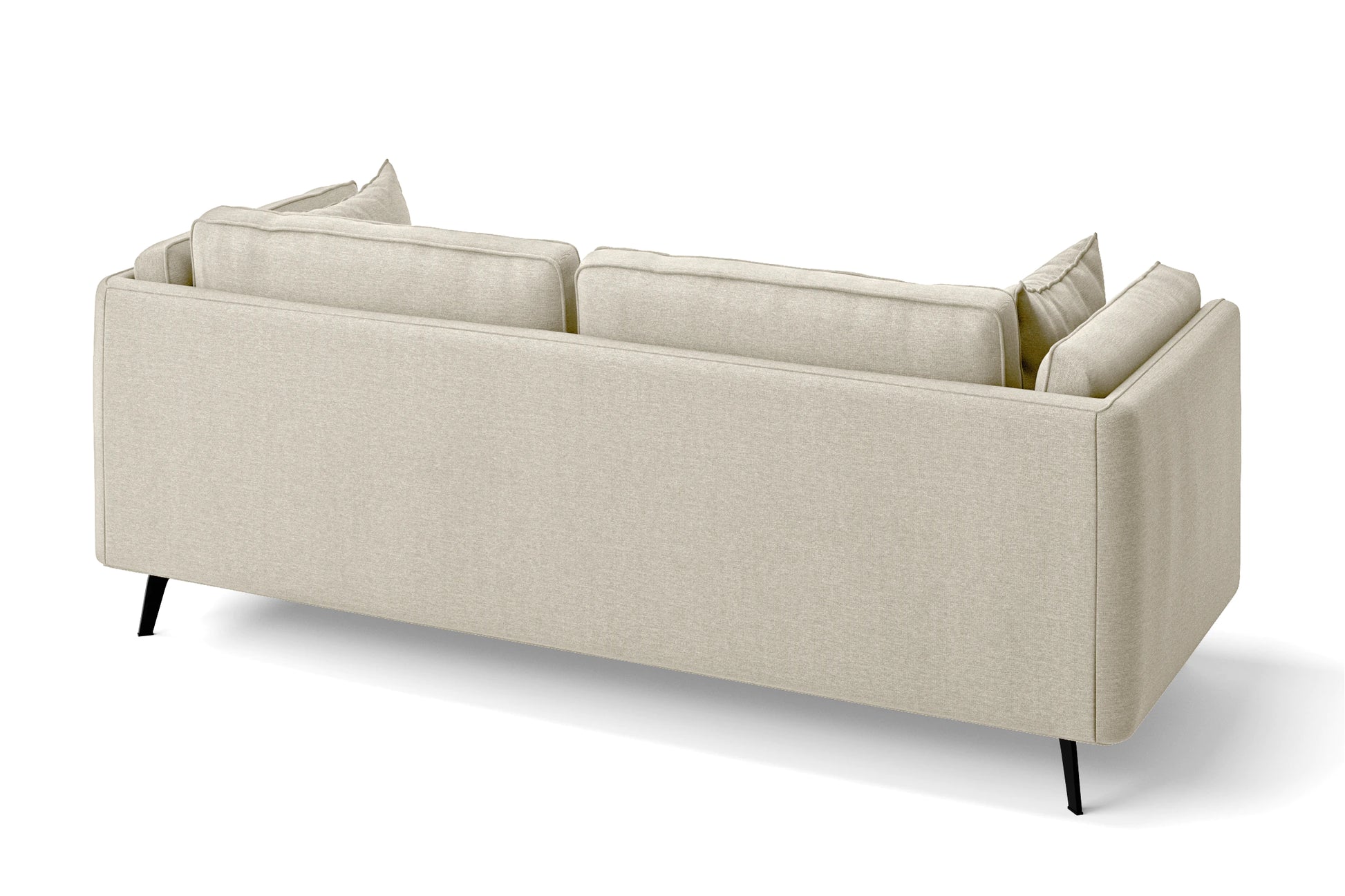 Velletri 3 Seater Sofa Cream Linen Fabric