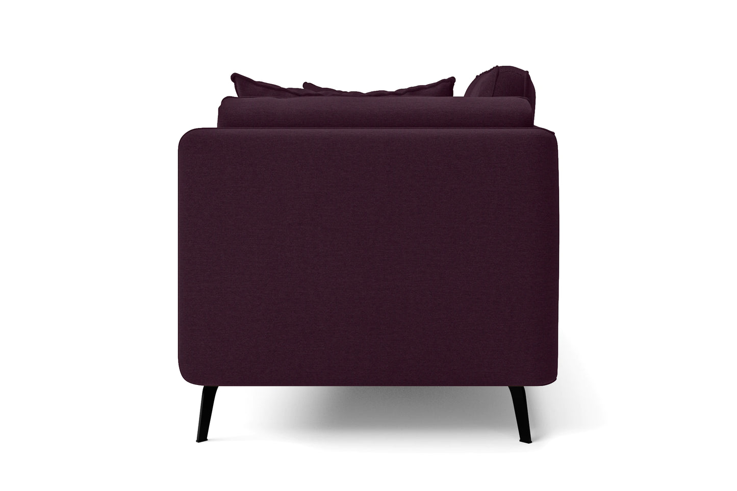 Velletri 3 Seater Sofa Purple Linen Fabric