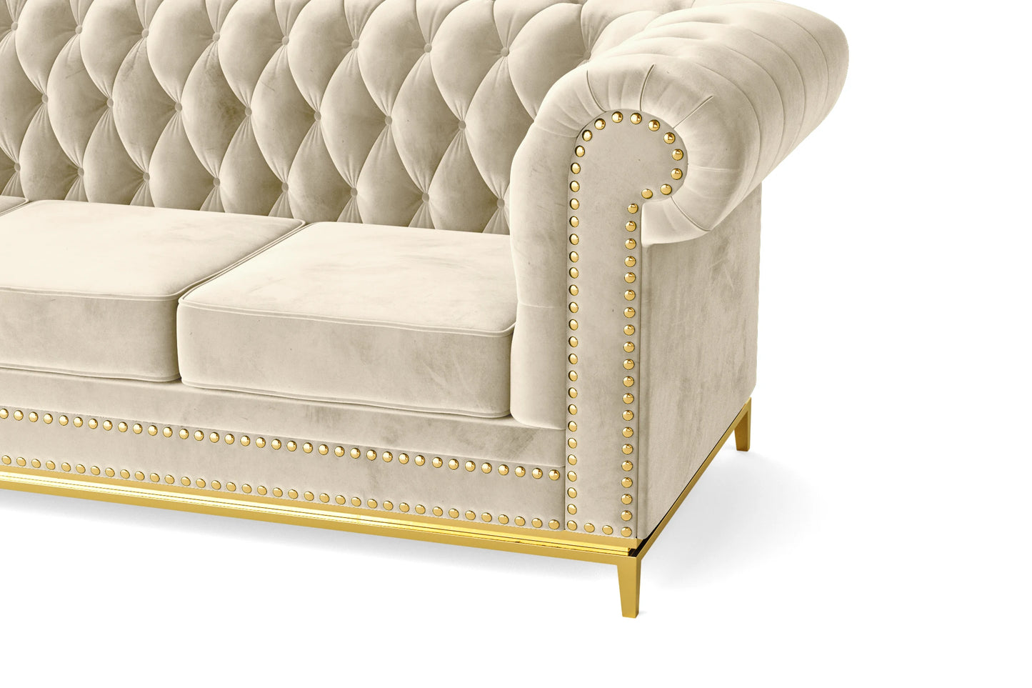 Venice Armchair Cream Velvet