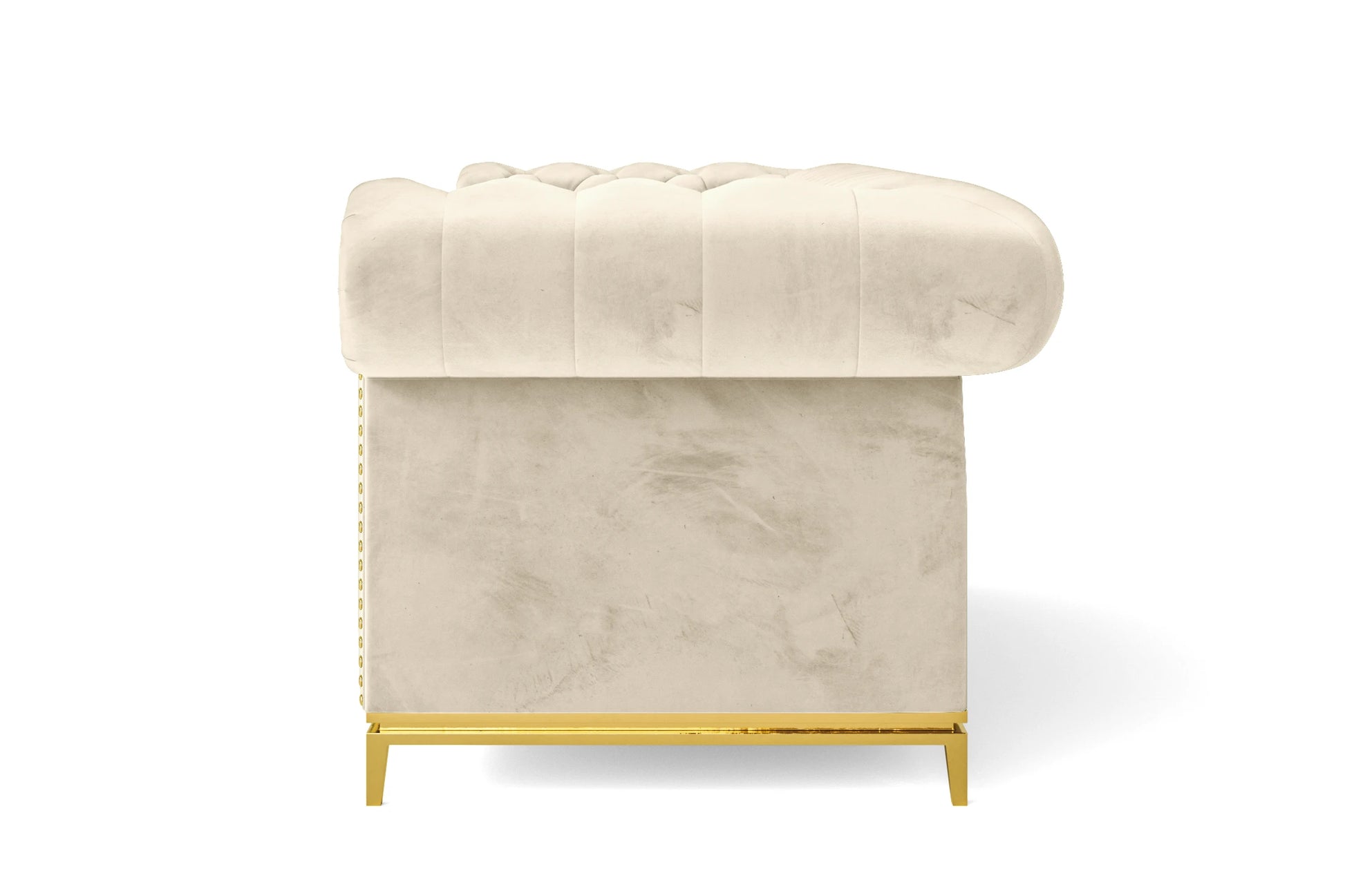 Venice 2 Seater Sofa Cream Velvet