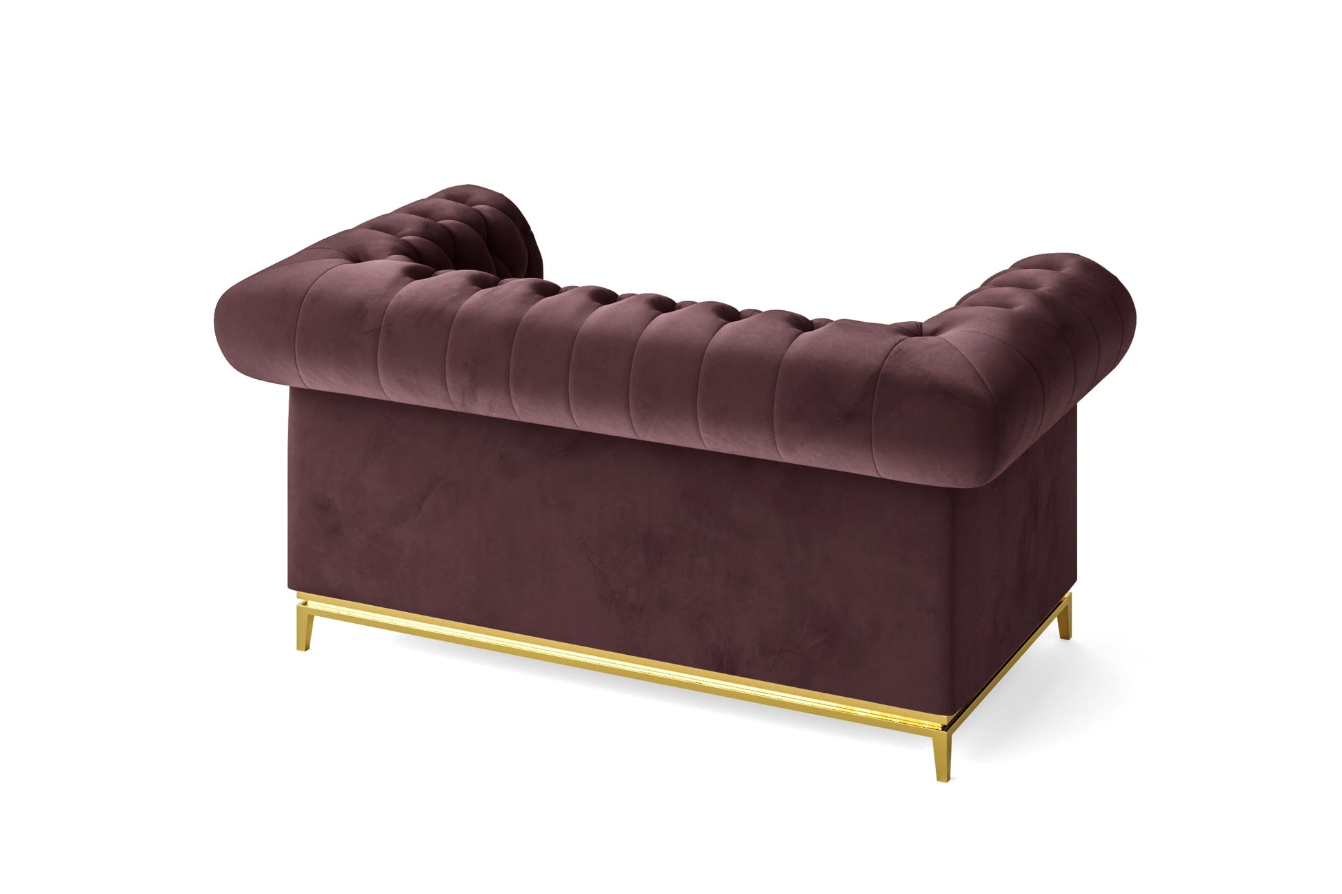 Venice 2 Seater Sofa Grape Velvet