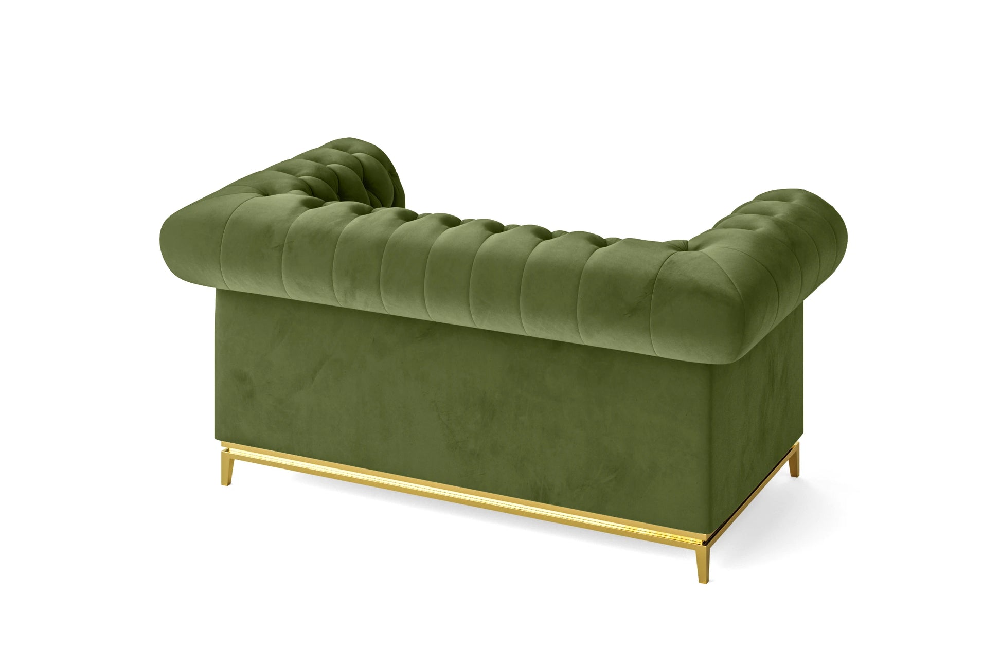 Venice 2 Seater Sofa Lime Velvet