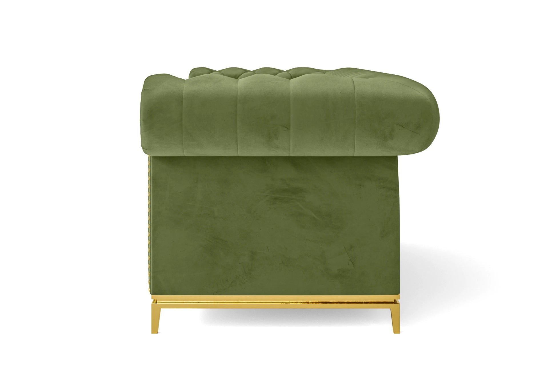 Venice 2 Seater Sofa Lime Velvet