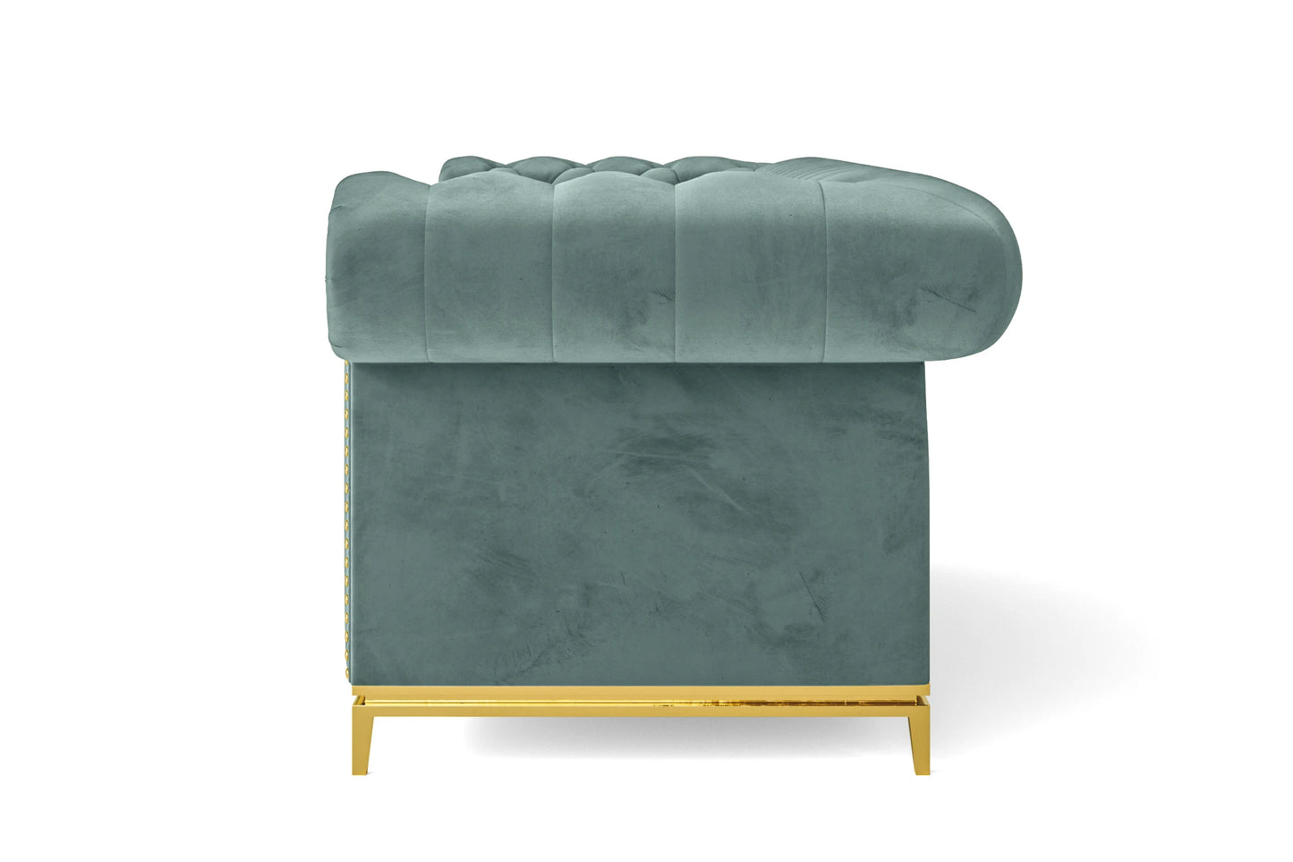 Venice 2 Seater Sofa Teal Velvet