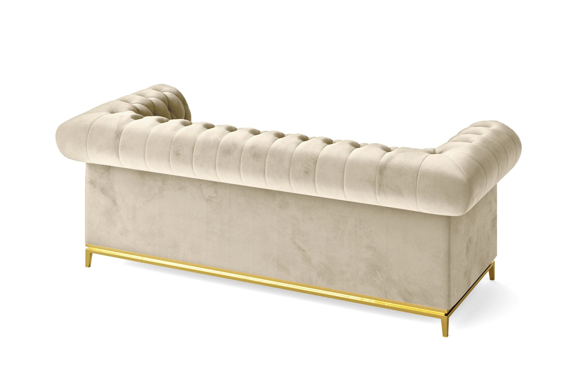 Venice 3 Seater Sofa Cream Velvet