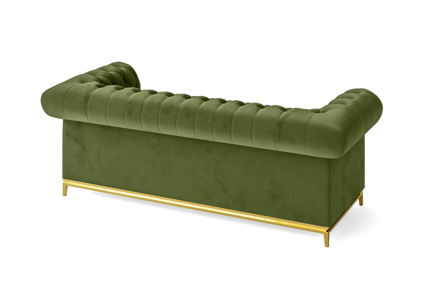 Venice 3 Seater Sofa Lime Velvet