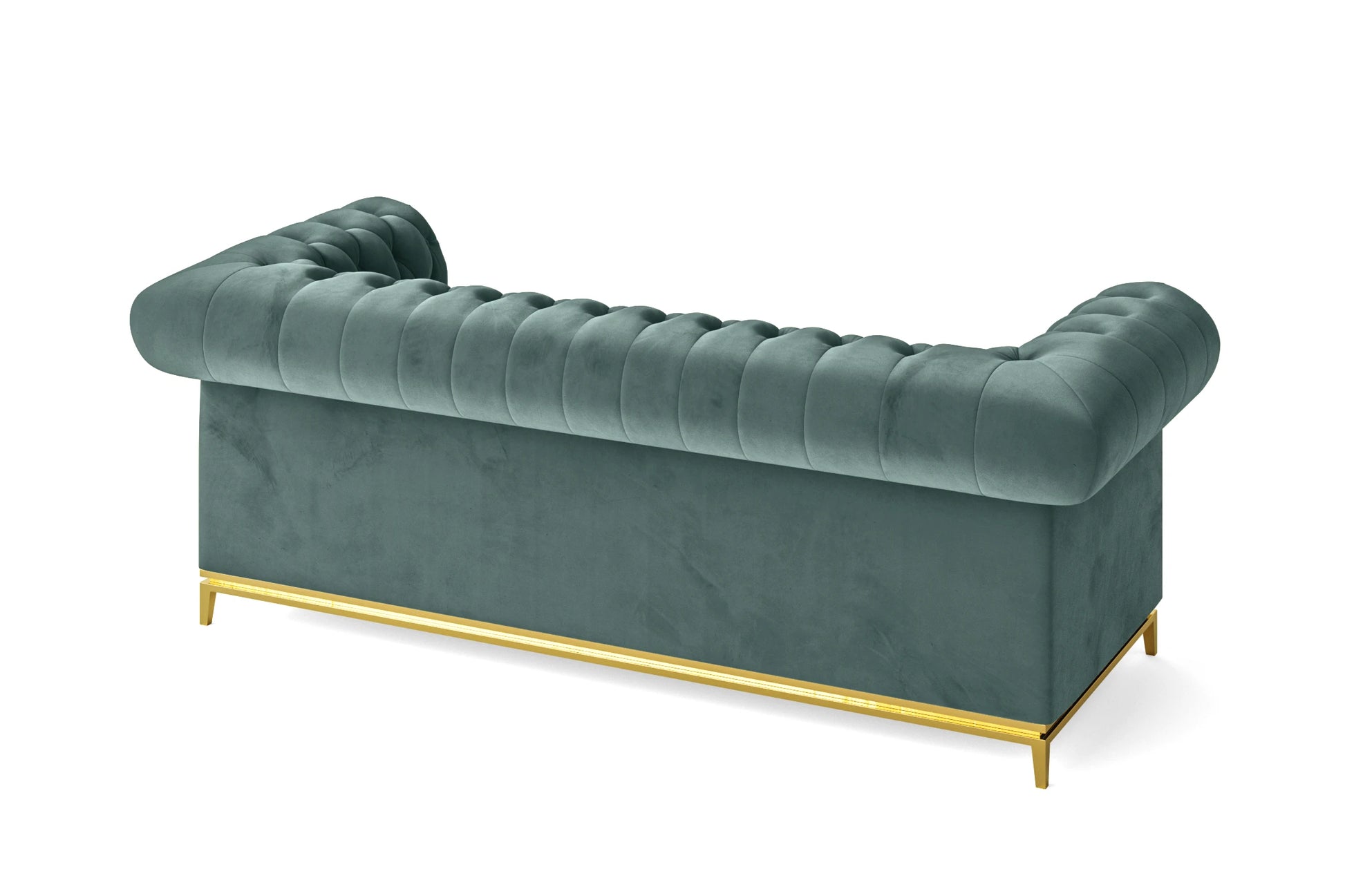 Venice 3 Seater Sofa Teal Velvet