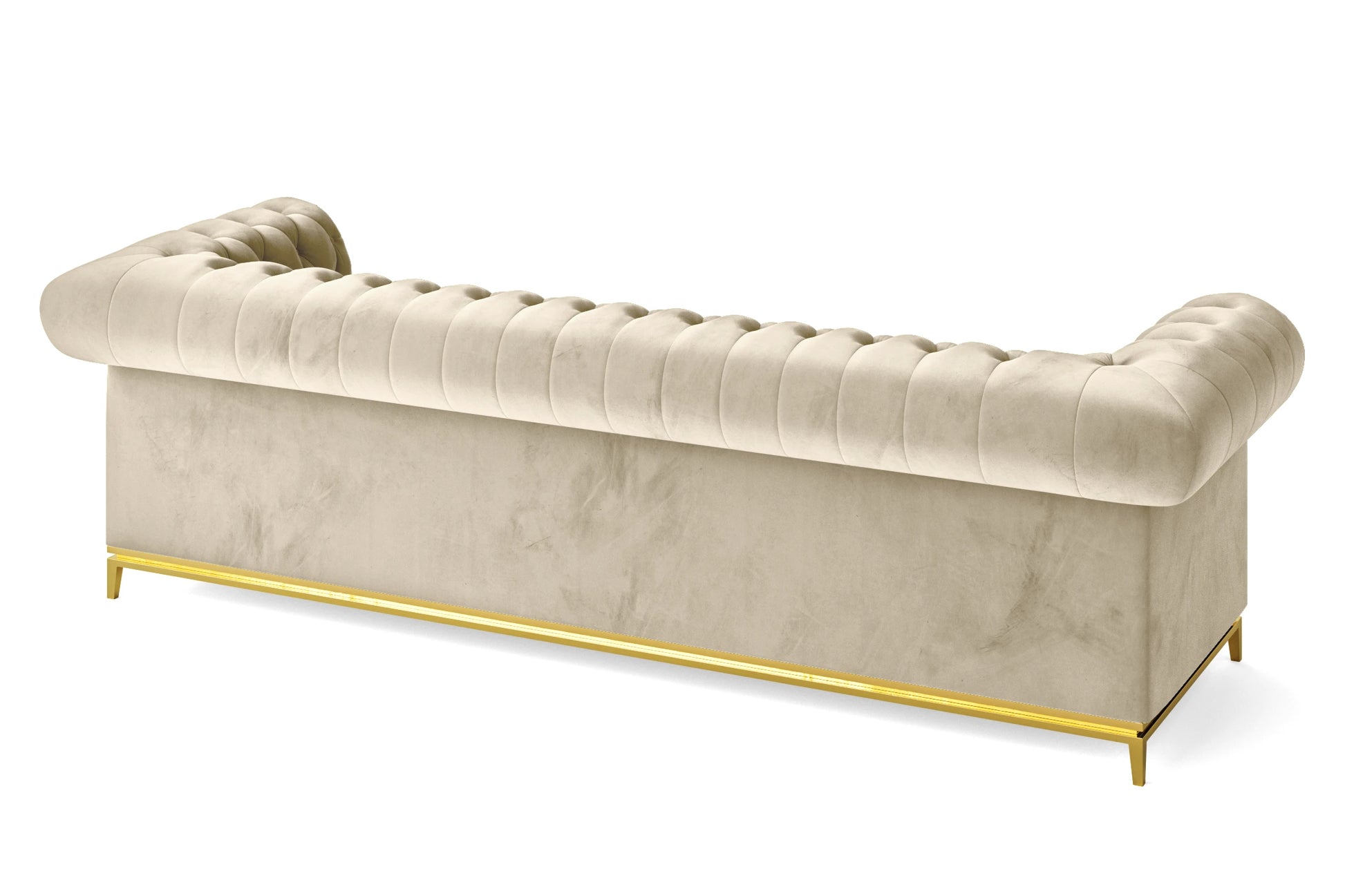 Venice 4 Seater Sofa Cream Velvet