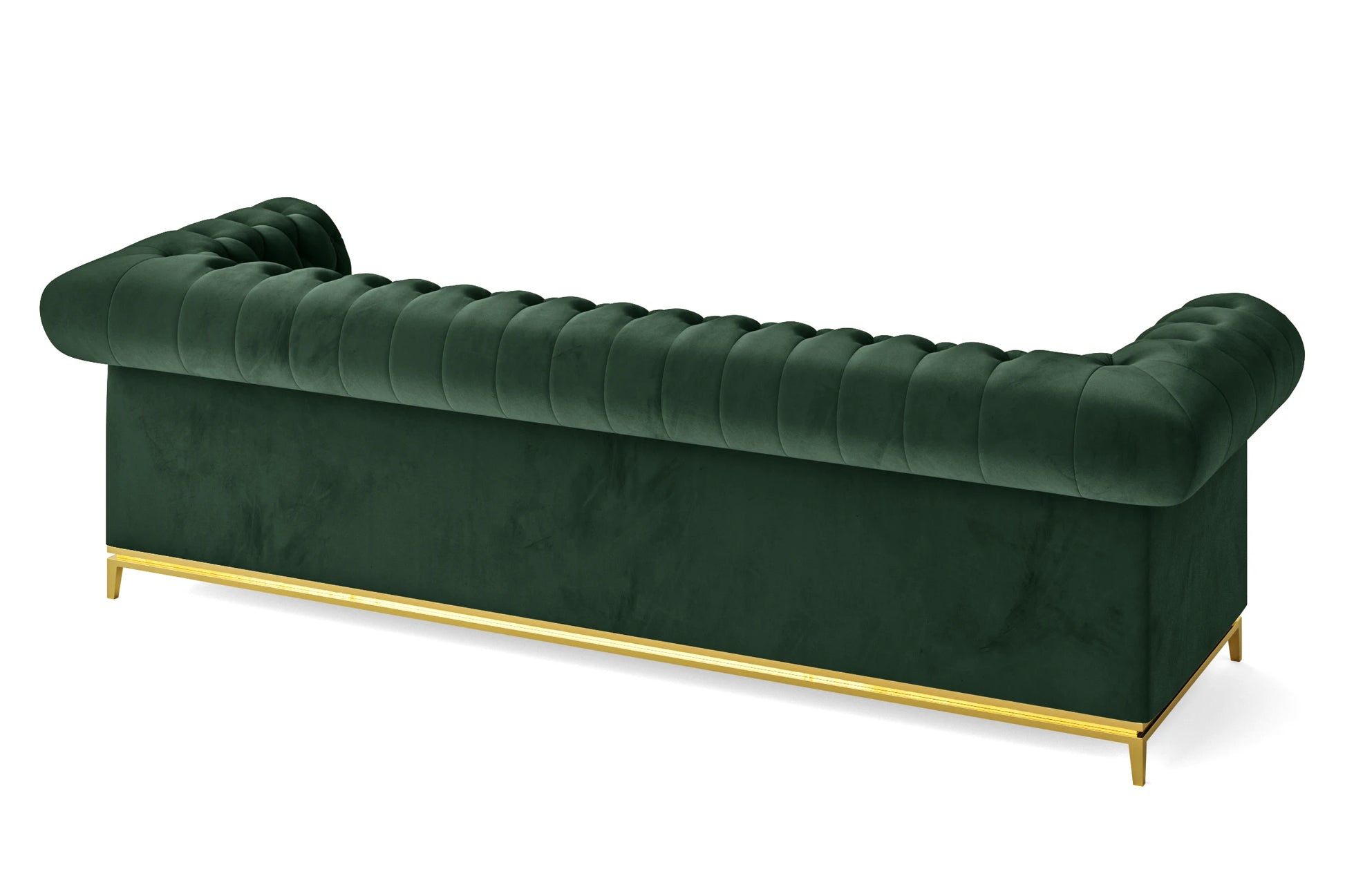 Venice 4 Seater Sofa Green Velvet