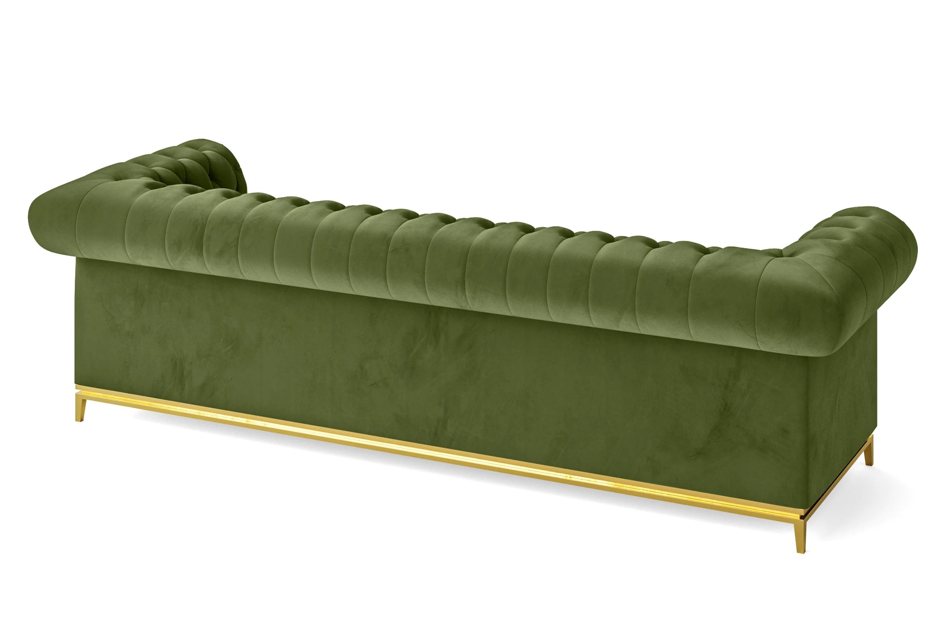 Venice 4 Seater Sofa Lime Velvet