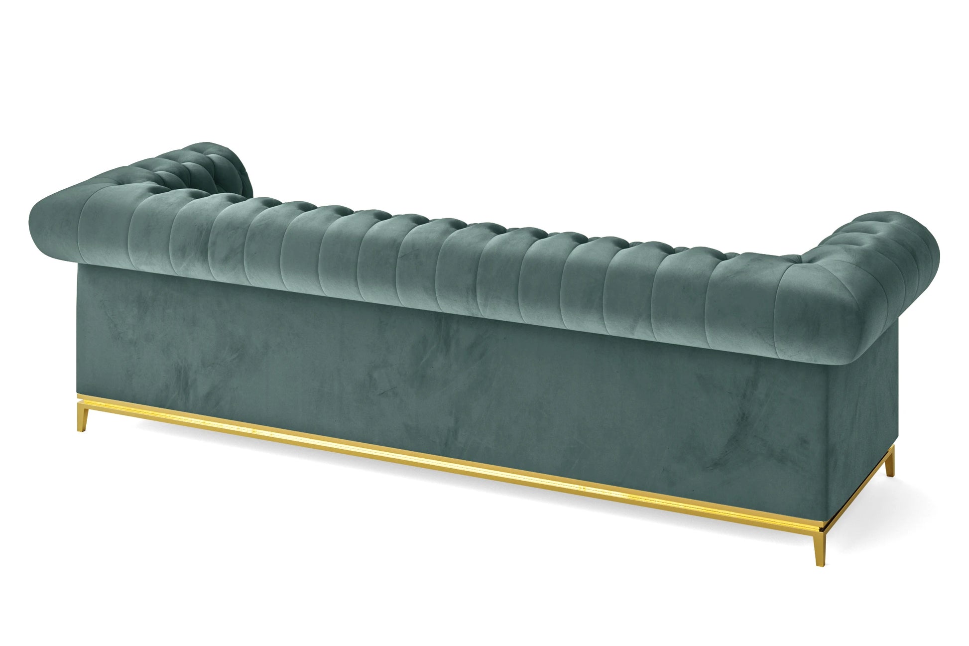 Venice 4 Seater Sofa Teal Velvet